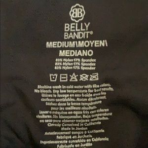 Belly Bandit postpartum 3/4 black leggings